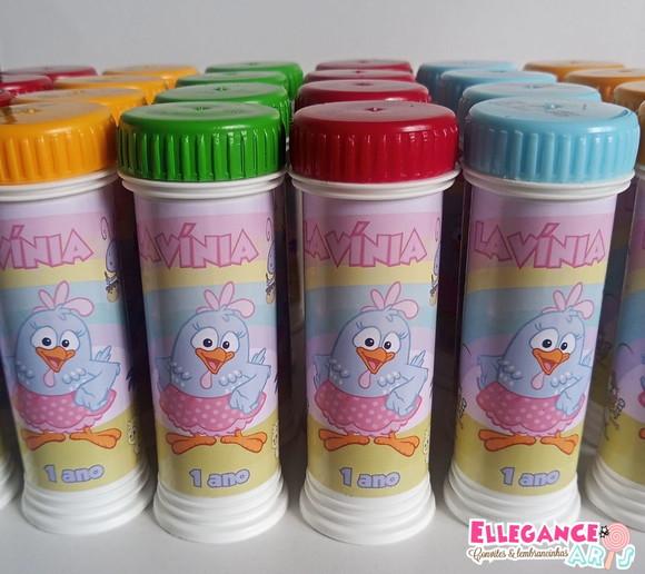 Bolinha de Sabão Galinha Pintadinha Candy Colors