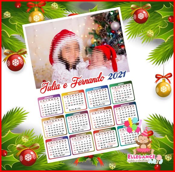 Calendário de Parede