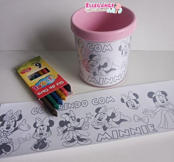 Caneca para Colorir Minnie