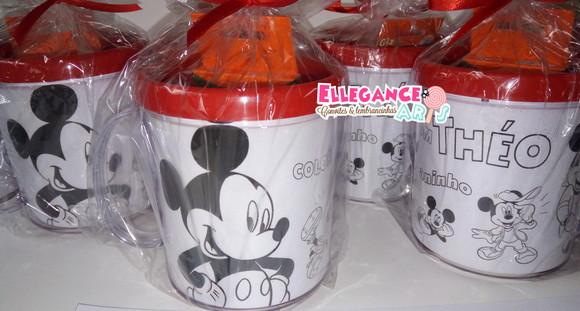 Caneca para Colorir Mickey