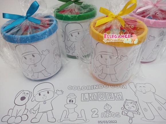 Caneca para Colorir Pocoyo