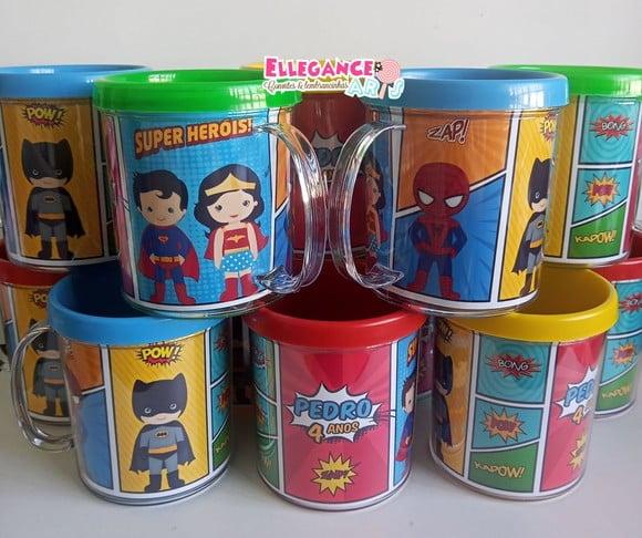 Caneca Super Heróis