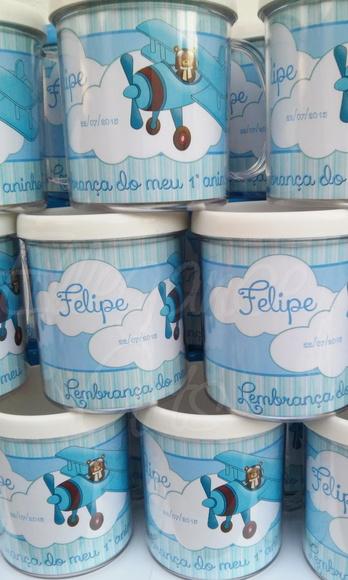 Caneca Urso Aviador