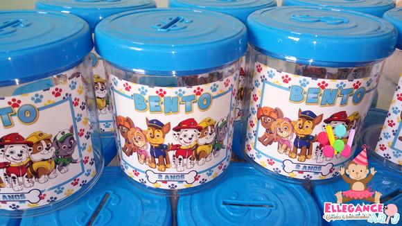 Cofrinho de Acrílico Patrulha Canina