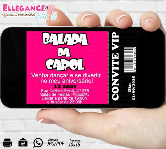 Convite Digital Baladinha