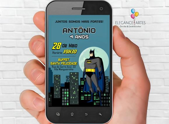 Convite Digital Batman