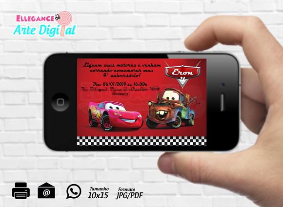 Convite Digital Carros