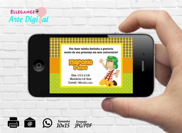Convite Digital Chaves