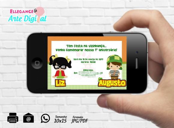 Convite Digital Chaves