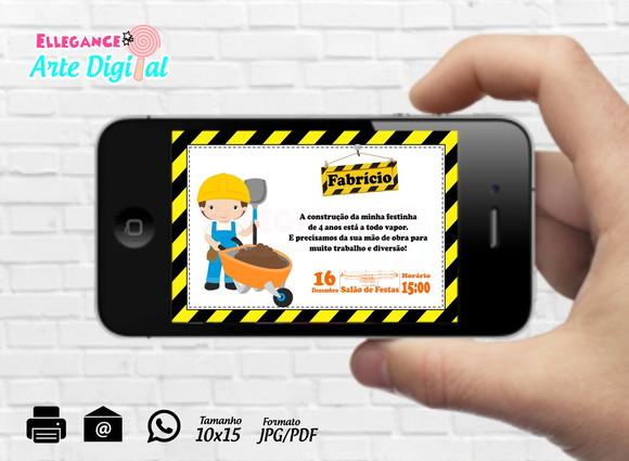 Convite Digital Construção