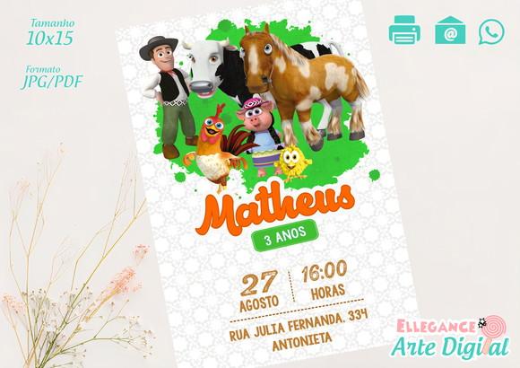 Convite Digital Fazenda do Zenon