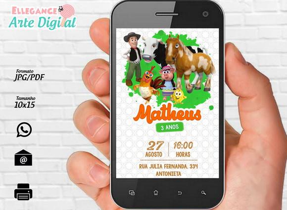 Convite Digital Fazenda do Zenon