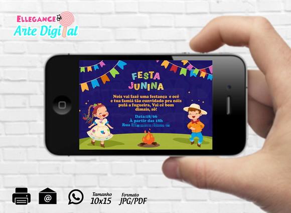 Convite Digital Festa Junina