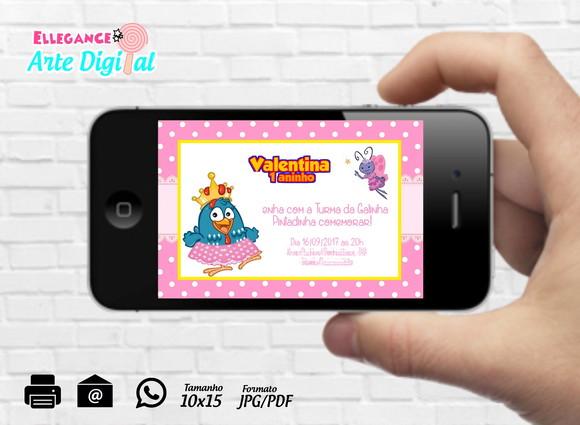 Convite Digital Galinha Pintadinha
