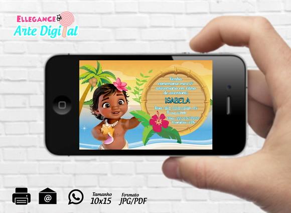 Convite Digital Moana