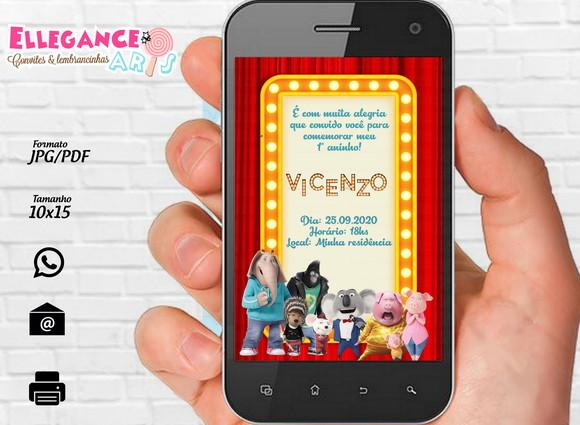 Convite Digital Sing