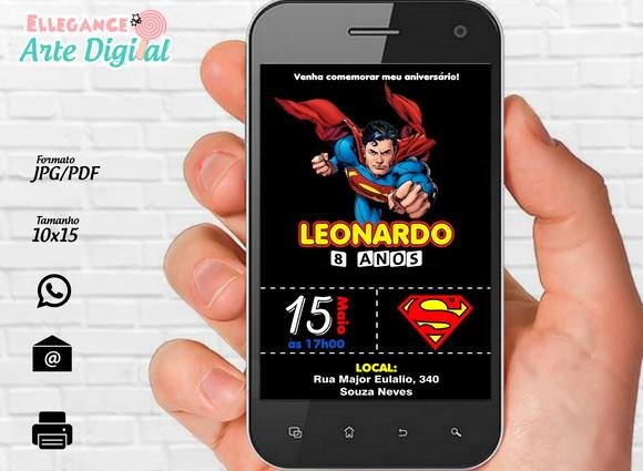 Convite Digital Superman