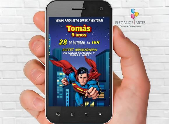 Convite Digital Superman