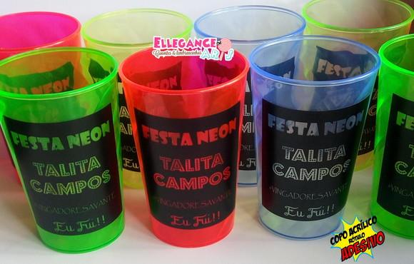 Copo Festa Neon