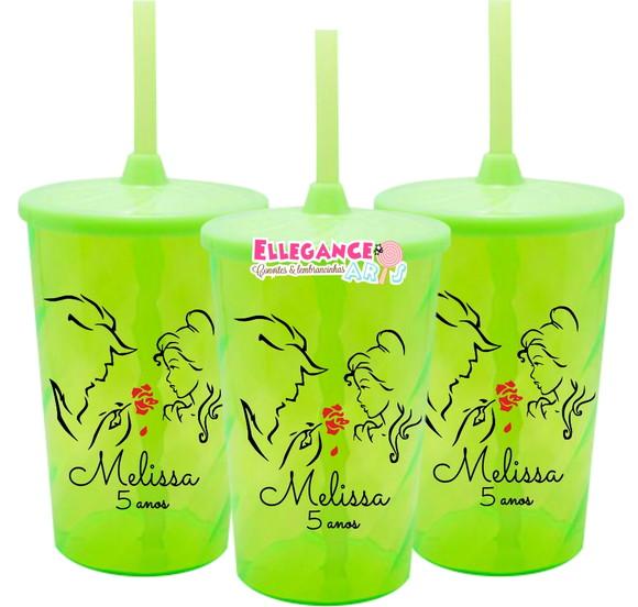 Copo Twister 400ml a Bela e Fera