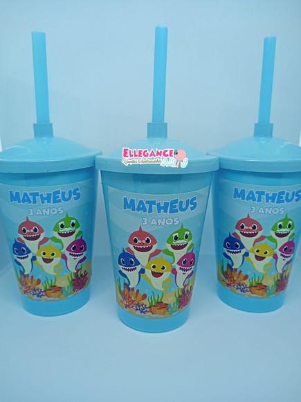Copo Twister 400ml Baby Shark