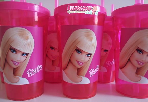 Copo Twister 400ml Barbie