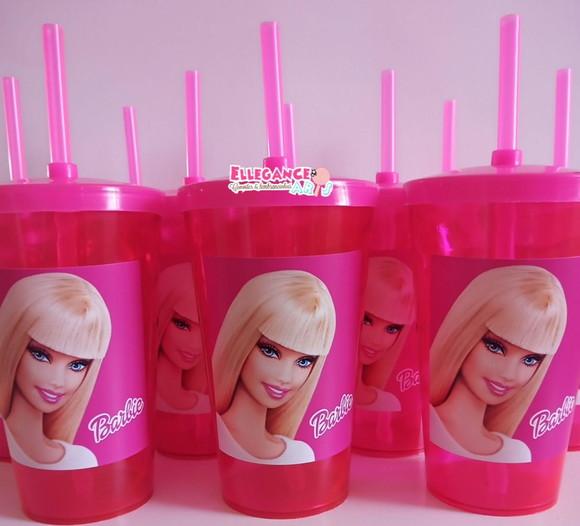 Copo Twister 400ml Barbie