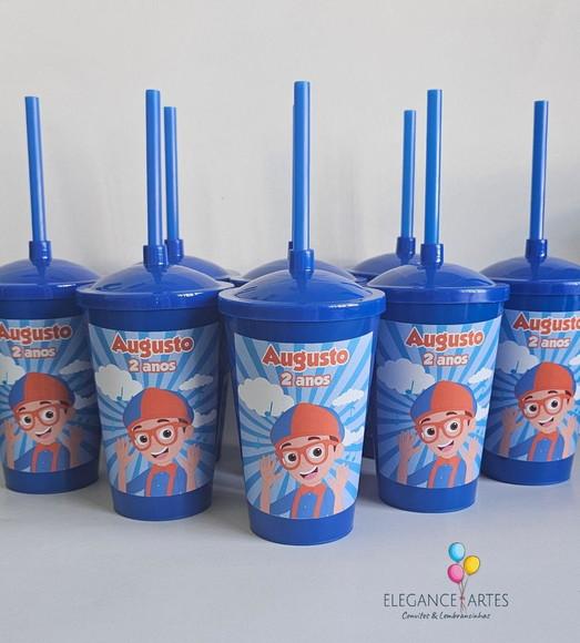 Copo Twister 400ml Blippi