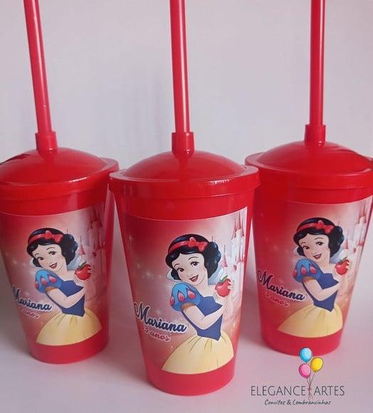 Copo Twister 400ml Branca de Neve