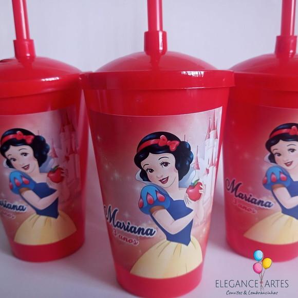 Copo Twister 400ml Branca de Neve