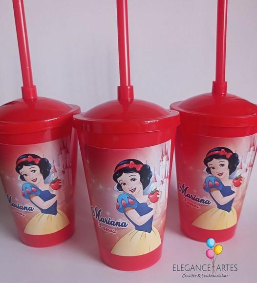 Copo Twister 400ml Branca de Neve