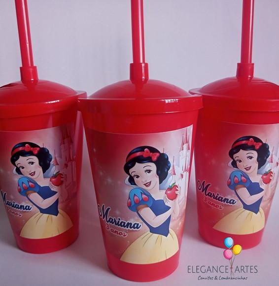 Copo Twister 400ml Branca de Neve