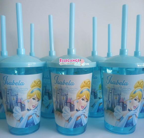 Copo Twister 400ml Cinderela