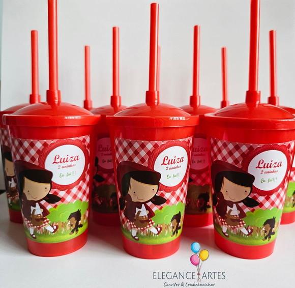 Copo Twister 400ml Chapeuzinho Vermelho