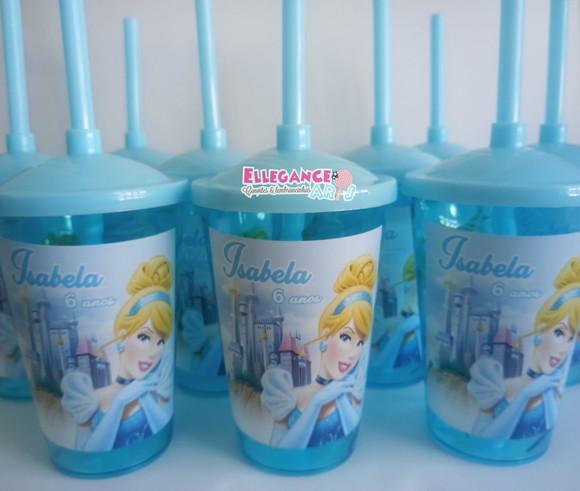 Copo Twister 400ml Cinderela