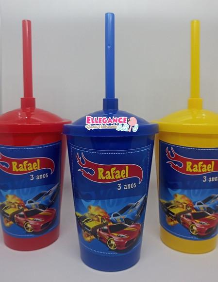 Copo Twister 400ml Hot Wheels