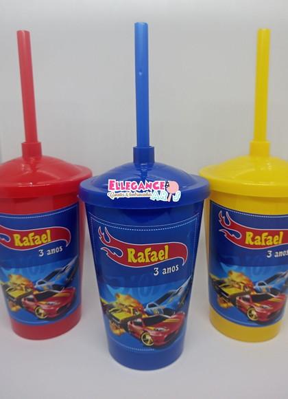Copo Twister 400ml Hot Wheels