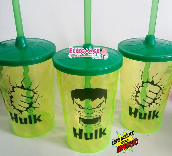 Copo Twister 400ml Hulk