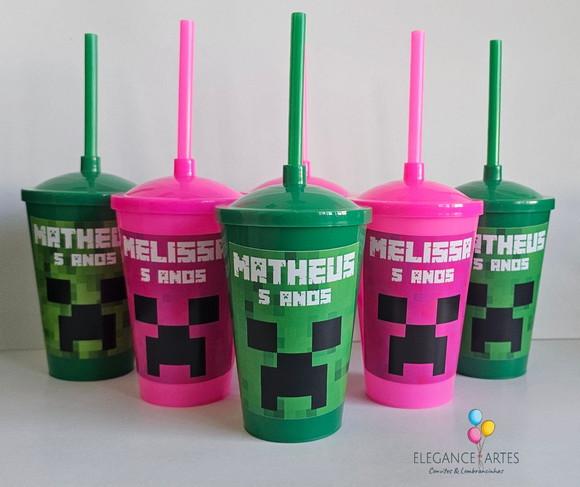 Copo Twister 400ml Minecraft