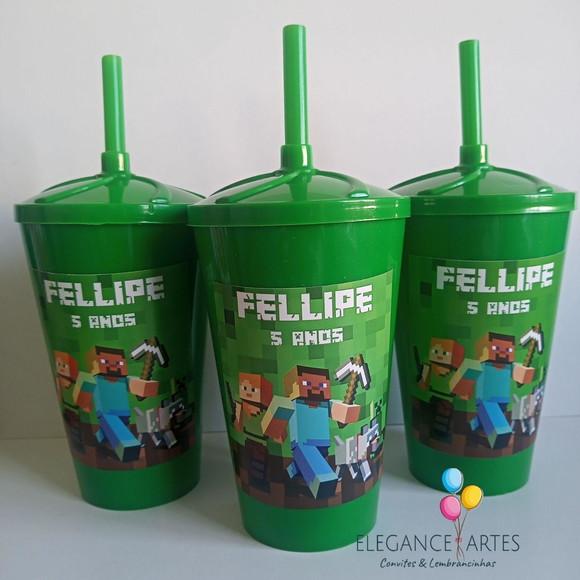 Copo Twister 400ml Minecraft