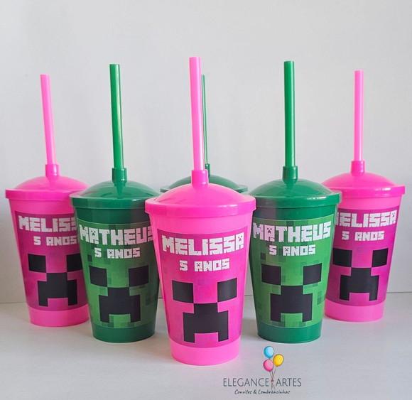 Copo Twister 400ml Minecraft