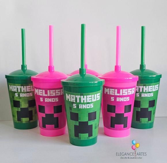Copo Twister 400ml Minecraft