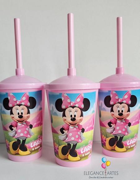 Copo Twister 400ml Minnie Rosa