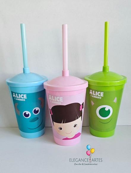 Copo Twister 400ml Monstros Sa