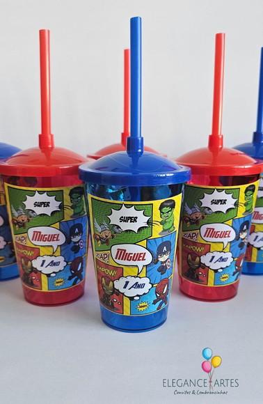 Copo Twister 400ml os Vingadores Baby