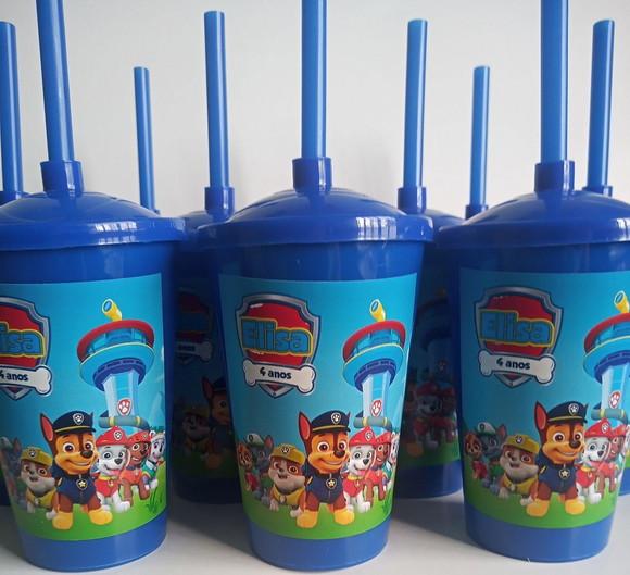 Copo Twister 400ml Patrulha Canina