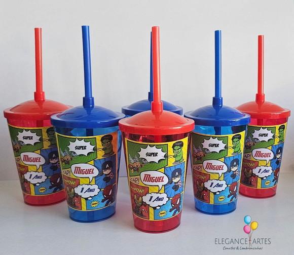 Copo Twister 400ml os Vingadores Baby