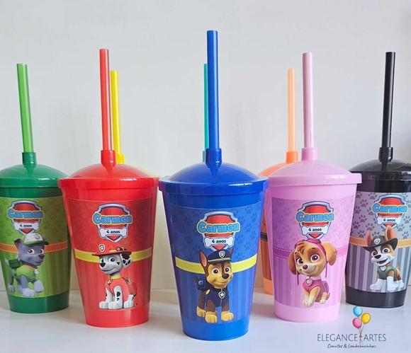 Copo Twister 400ml Patrulha Canina