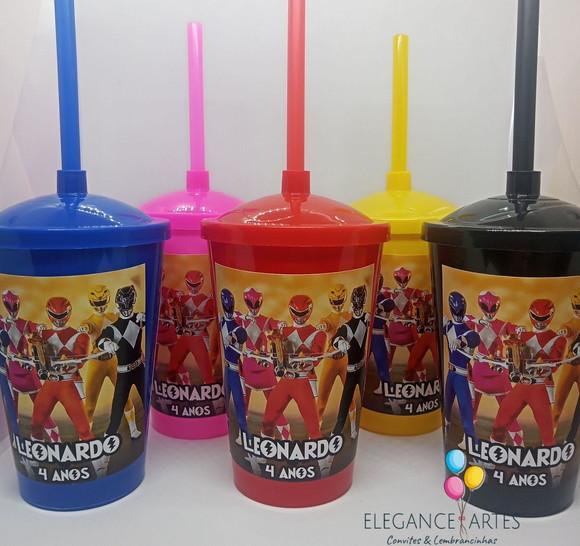 Copo Twister 400ml Power Rangers