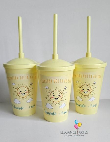 Copo Twister 400ml Primeira Volta ao Sol